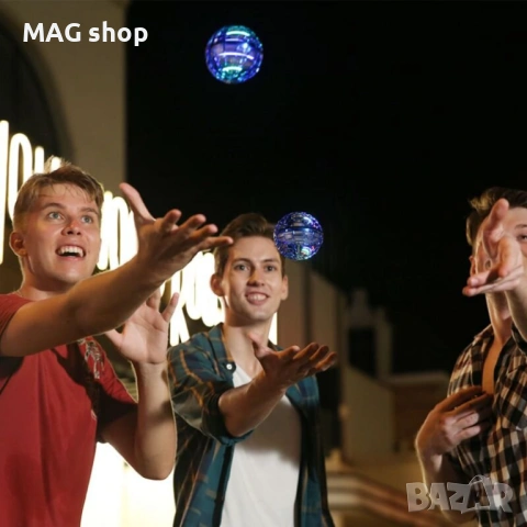 ПРОМО! Летяща Топка FLYNOVA PRO Бумеранг с радиоконтрол LED светлини дрон, снимка 2 - Други - 53029498