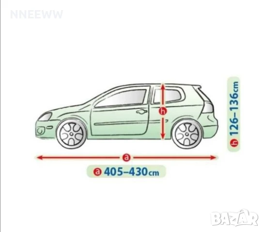 Покривало за Автомобил / Брезент за кола KEGEL L1 за хечбек /комби, снимка 2 - Аксесоари и консумативи - 50707665