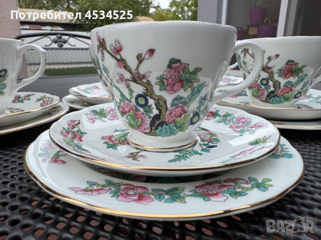 Английски порцеланов сервиз Springfield Bone China, снимка 2 - Антикварни и старинни предмети - 52130596