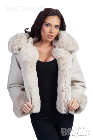 Дамско   кожено яке - 4260, снимка 7 - Якета - 52136538