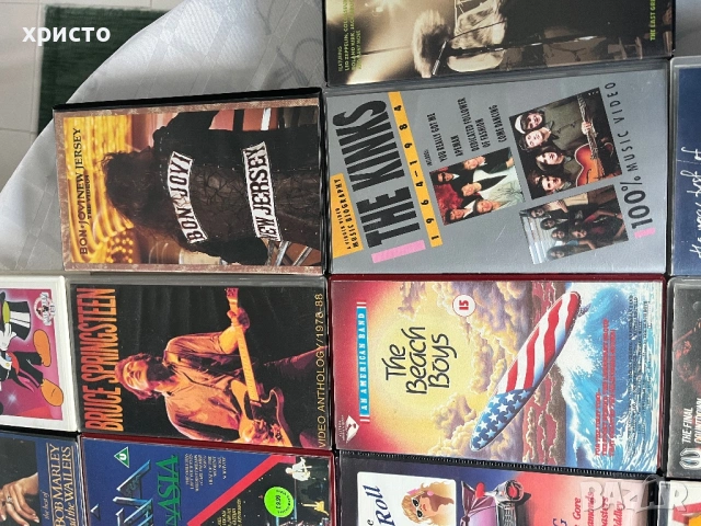 оригинални видеокасети рок и поп мизика, снимка 5 - DVD дискове - 53522875