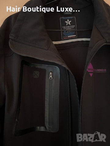 TexStar непромокаемо женско черно яке М размер , снимка 5 - Якета - 43676497