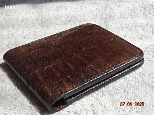 мъжки портфейл /ръчна изработка/, снимка 3 - Портфейли, портмонета - 51614913