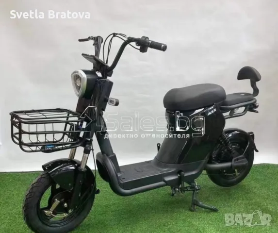 Електрическата тротинетка-скутер с кош, снимка 6 - Велосипеди - 49743014