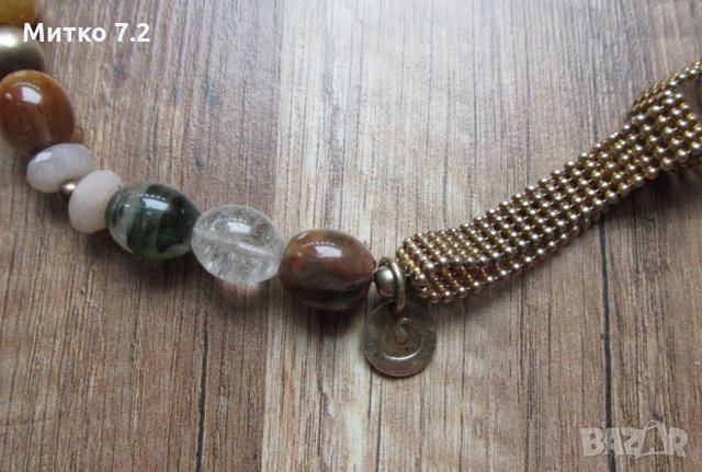 сребърен гердан , снимка 4 - Колиета, медальони, синджири - 32309240