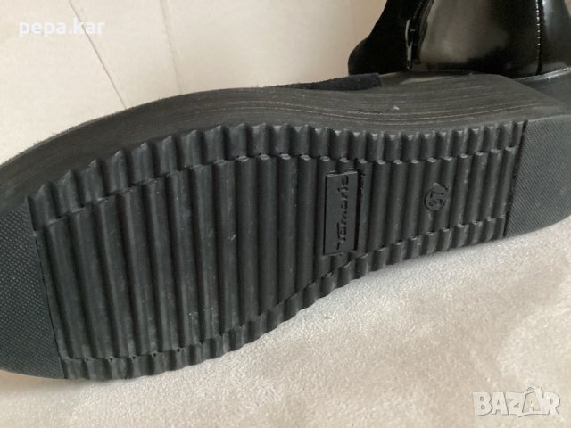 Черни боти Tamaris /Salamander №37 НОВИ , снимка 6 - Дамски боти - 38453326