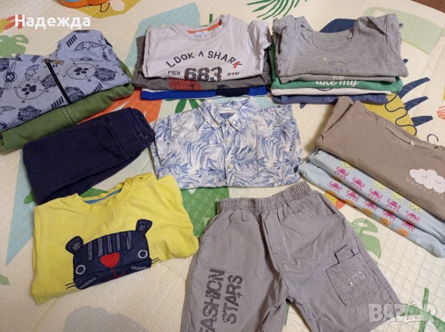 Бебешки дрехи за момче 18-24, снимка 1 - Комплекти за бебе - 44032561