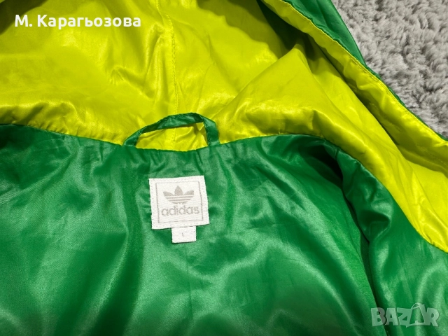Уникална и рядка ветровка Adidas, Размер L, снимка 7 - Спортни дрехи, екипи - 52383188
