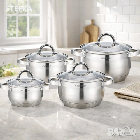 Комплект тенджери + Подарък, снимка 2 - Съдове за готвене - 53165665