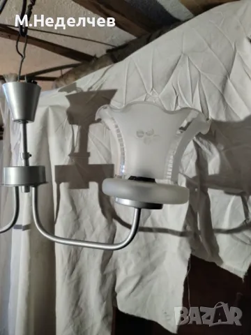 Осветително тяло с две тела 2х60 вата, снимка 4 - Лампи за таван - 49690167