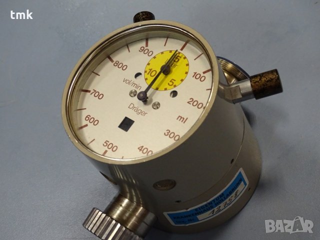 Вакуум Дебитомер Drager Volumeter 3000, снимка 6 - Резервни части за машини - 32762406