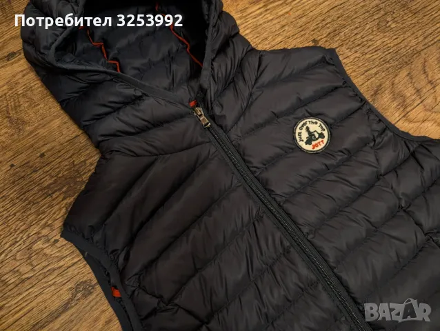 Ултралек Дамски пухен елек  с качулка JOTT, снимка 4 - Елеци - 48923181