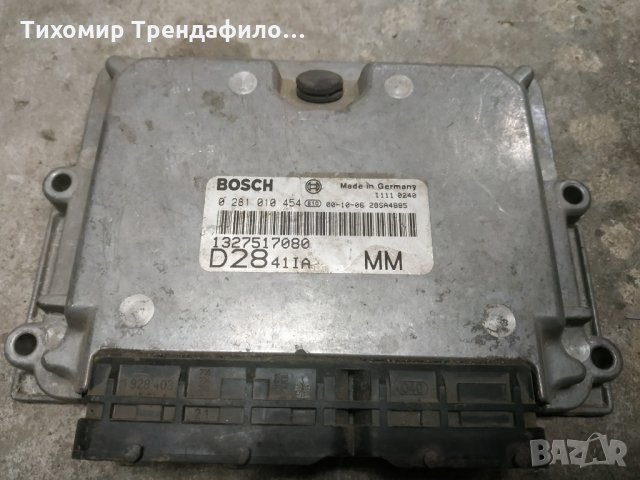 ECU FIAT DUCATO 2.0 HDI 0 281 010 454, 0281010454, 1327517080, d2841ia компютър за фиат дукато 2.0, снимка 2 - Части - 28304139