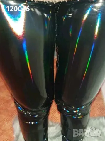 Лъскав панталон/ клин - Нов!, снимка 4 - Панталони - 48083671