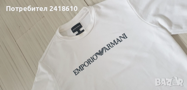 Emporio Armani Essentials Mens Size S  ОРИГИНАЛ! Мъжкa Блузa!, снимка 8 - Блузи - 52789402