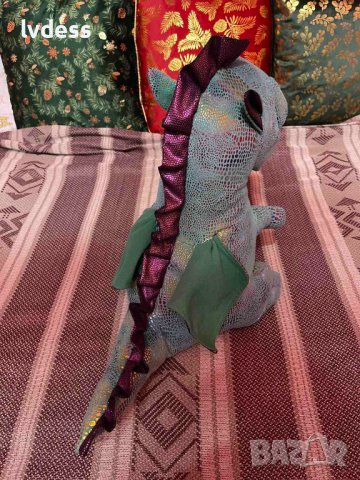 Голям плюшен пъстър Дино, снимка 4 - Плюшени играчки - 43439110