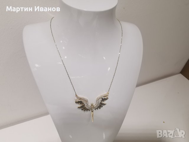 Златно колие феникс , снимка 3 - Колиета, медальони, синджири - 43488014