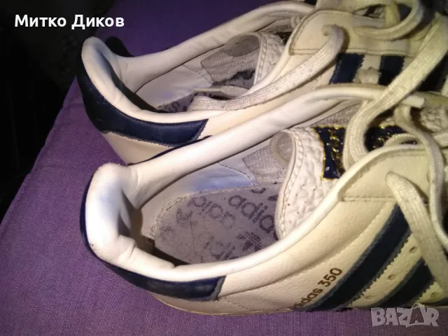 Adidas 350 маратонки естествена кожа номер 45 и 1/3 стелка 290мм, снимка 4 - Маратонки - 47750808