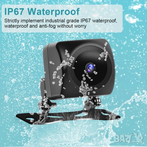 Камера за мултимедия, задно виждане, навигация, FHD, камера за кола, автомобил, заден ход, паркиране, снимка 4 - Аксесоари и консумативи - 39623618