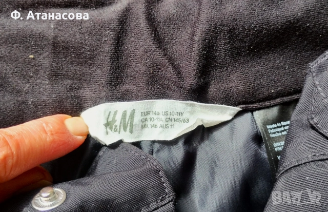 Топлa детскa грейка долнище за зимни спортове, размер 146-152, 10-11г., с подарък, снимка 4 - Детски панталони и дънки - 52654087