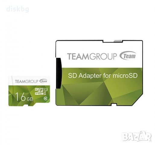 Бърза MicroSDHC 16GB TeamGroup class10 - нова карта памет, запечатана, снимка 2 - Карти памет - 28099205