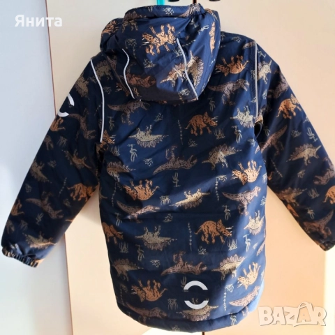 Ново зимно яке с динозаври за момче 110-116см, снимка 4 - Детски якета и елеци - 52305737