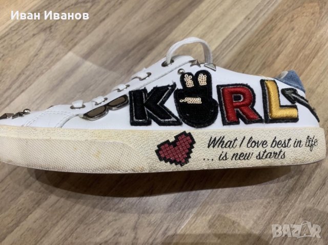 Karl Lagerfeld оригинал 36 номер, снимка 2 - Маратонки - 43914526