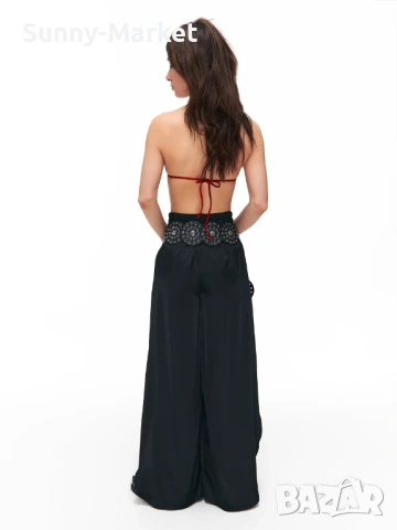 Дамски панталон с цепка , снимка 2 - Панталони - 53508148