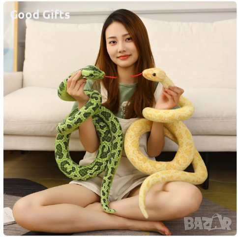 Плюшена играчка Змия, 200см и 300см, снимка 2 - Плюшени играчки - 43003996