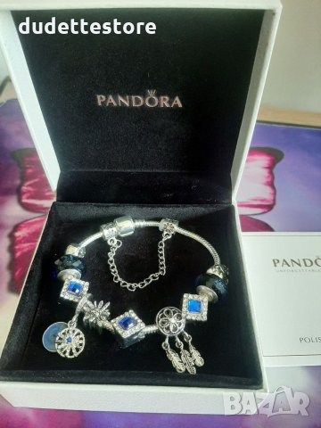 Pandora гривна Пандора сини талисмани