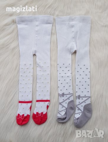 Чорапогащници за бебе 3-6 месеца, снимка 4 - Бебешки чорапи - 35030560