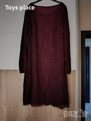 Л/ХЛ Esprit рокля, дантелена рокля, снимка 2 - Рокли - 52339500