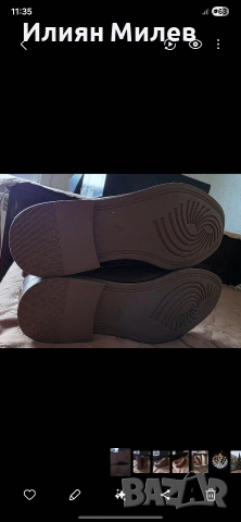 Мъжки кожени боти Deakins, снимка 5 - Мъжки боти - 52719347