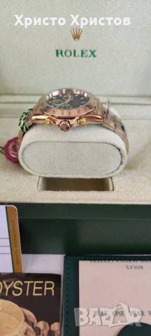 Дамски луксозен часовник Rolex Daytona Oyster Perpetual Cosmograph Gold 40 mm. Original box , снимка 10 - Дамски - 32832885