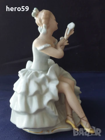 Порцеланова немска фигура на балерина, фирма Валендорф, без забележки , снимка 1