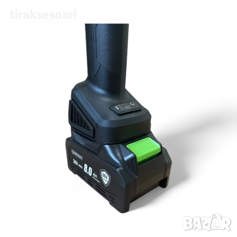 Акумулаторен ъглошлайф STAHLMAYER Black – 36V, 8.0Ah, мощен безкабелен шлайф, снимка 3 - Винтоверти - 51698925