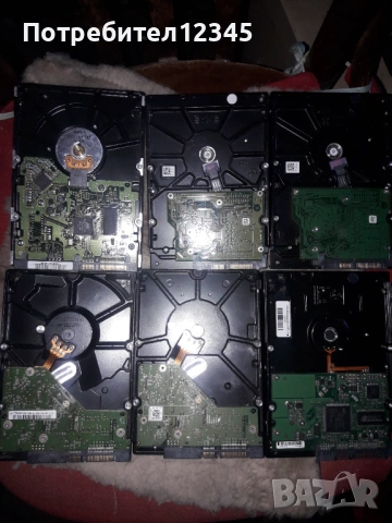 Продавам 6 хард диска за части или ремонт, снимка 2 - Твърди дискове - 53496751