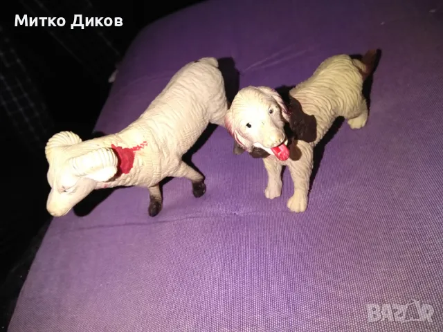 Детски играчки куче и овен пластмасови нови 12х7см и 13х8см, снимка 3 - Други - 49799792