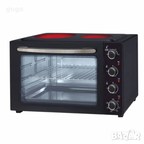 Готварска печка Voltz с 2 котлона с инфрачервен нагреватели 1000W и 1500W, 45л., снимка 3 - Печки, фурни - 49923328