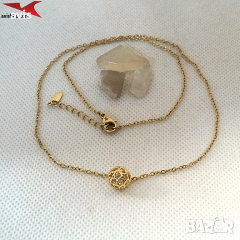 Колие с 14К златно покритие 274096, снимка 3 - Колиета, медальони, синджири - 52871950
