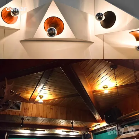 Светодиодна крушка Vanpus E27, 6W, черна полугалванизирана, топло бяло, 2 броя, снимка 9 - Крушки - 48482747