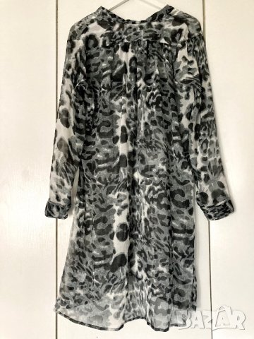 Разпродажба! Дълга туника риза, индийска, с принт, made in India, S/M/L, леопардова, снимка 6 - Туники - 43196526