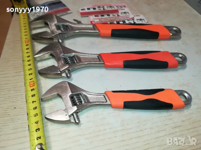 френски ключ 3 размера 2911241108, снимка 3 - Ключове - 48151443