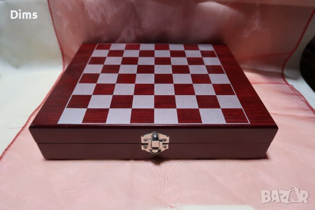 Шах , Дървен, Дървена кутия, Комплект 5 части, снимка 2 - Шах и табла - 38638711