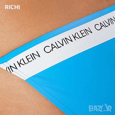 CALVIN KLEIN – Банки ДОЛНИЩЕ ново синьо и бяло с връзки