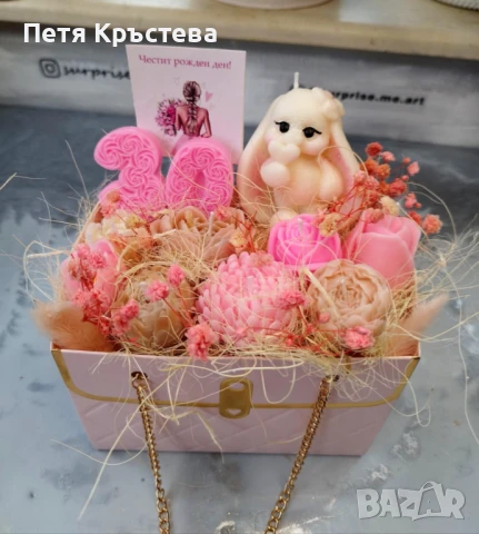 Букети от соеви свещички, снимка 5 - Други - 34625023