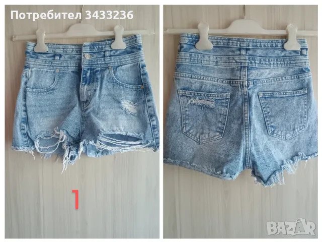 Дамски дънкови къси гащи и гащеризони ххс