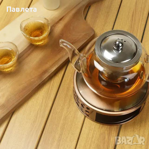 Прозрачен стъклен чайник с инфузер за кафе и чай, снимка 2 - Аксесоари за кухня - 44926872