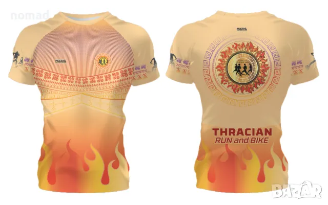Уникални тениски Thracian Run and Bike I Бягане, Спорт, Туризъм, снимка 2 - Спортна екипировка - 49450453