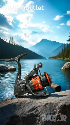 Универсален спининг комплект, карбонова въдица 2.40м, макара 10л и плетено влакно, снимка 6 - Въдици - 50329444